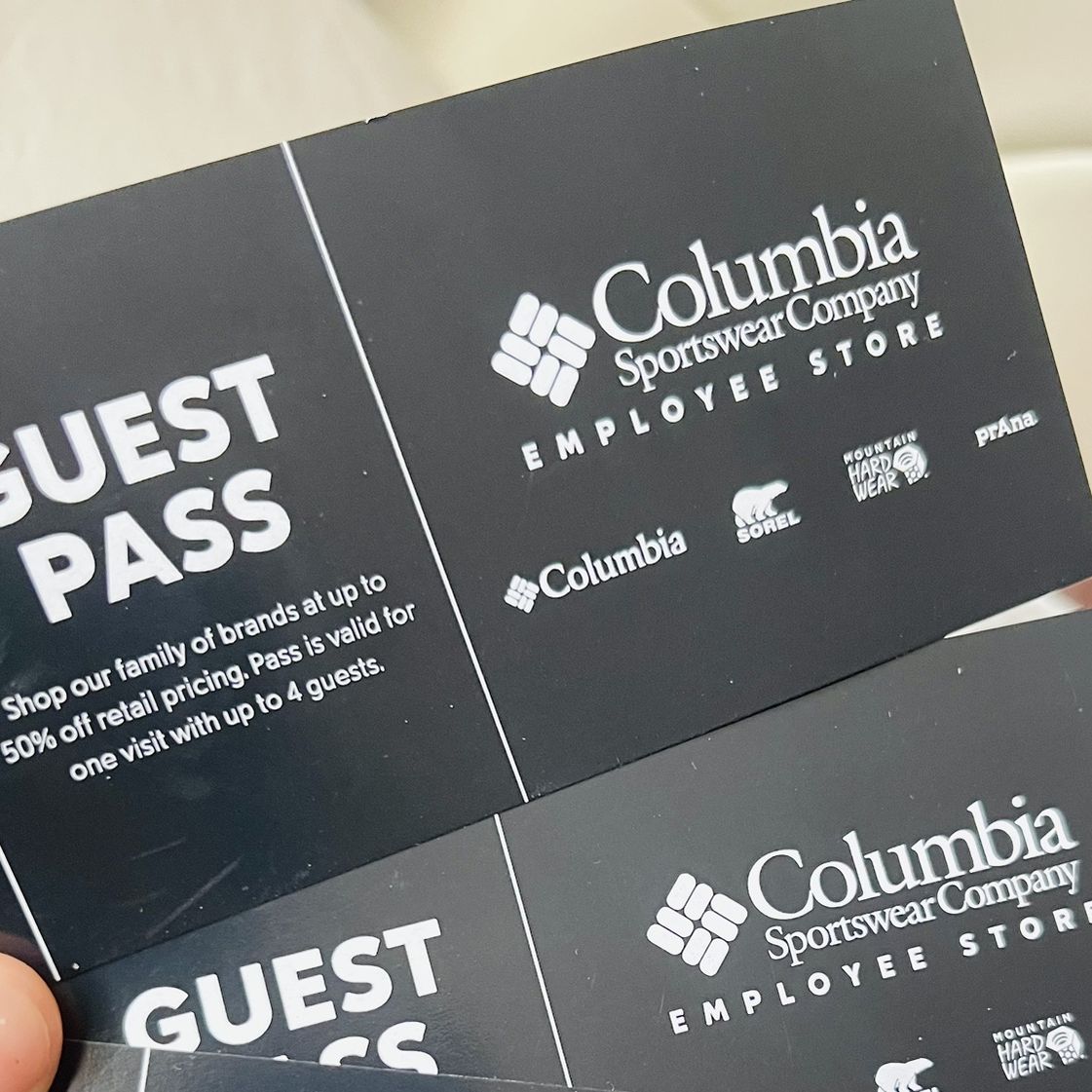 Columbia employee store pass 2019 best sale