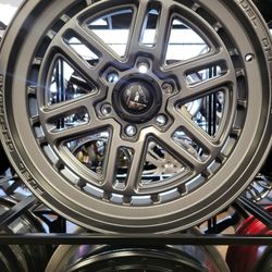 20x9 +20 6Γ139.7 Satin Anthracite Gray Fuel Wheels Chevy GMC DODGE RAM 6-lug Toyota 6-lug Tires Available All Sizes And Styles