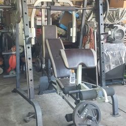 Marcy Elite Smith Cage  With Weights