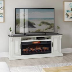 Tresanti Eloise Console with ClassicFlame CoolGlow 2-in-1 Electric Fireplace and Fan $499.99