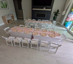 Kid Size Chairs And Tables 🥳🎉🎊🎂🎈