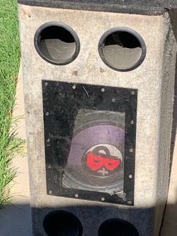 Speakers and box