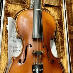 AR Seidel- Glaesel-V131G -1983 -4/4 Violin Outfit w/ Hardshell Case, Bow & Xtras 