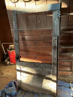 Antique Farm Barn Screen Door Porcelain Handle