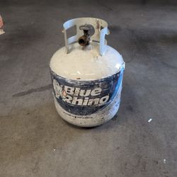 Empty Blue Rhino Propane Tank