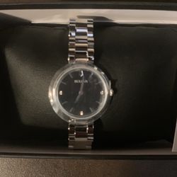 Womens Bulova Diamond Watch (New In Box)