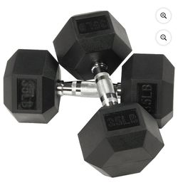 35lb Dumbbells- Pair, New