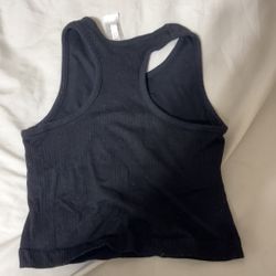 Black crop top
