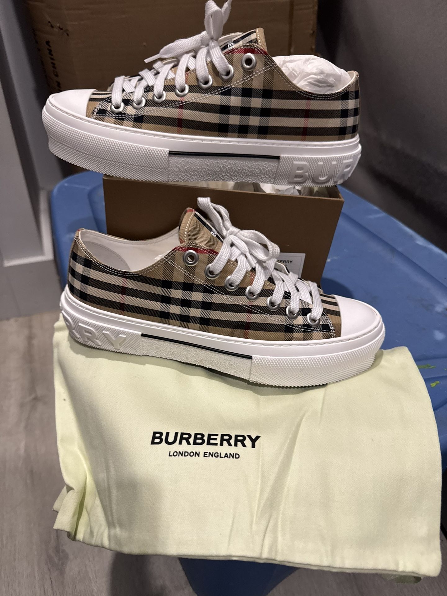 Burberry Checker Sneakers