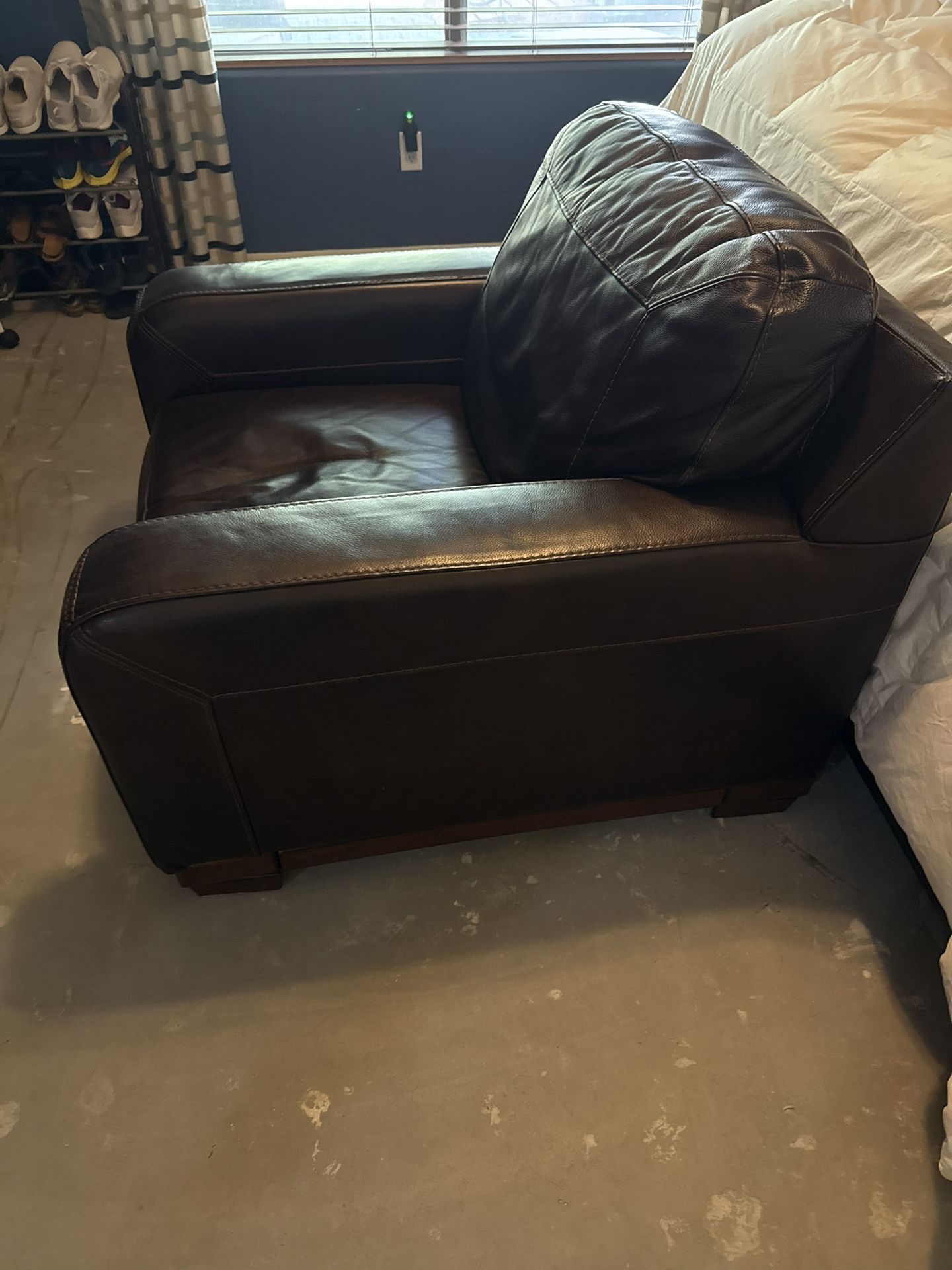 Oversized Leather Chair
