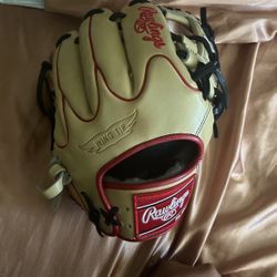 Pro Preferred Rawlings 11.5  Tan, Black Inside, Black Lacing