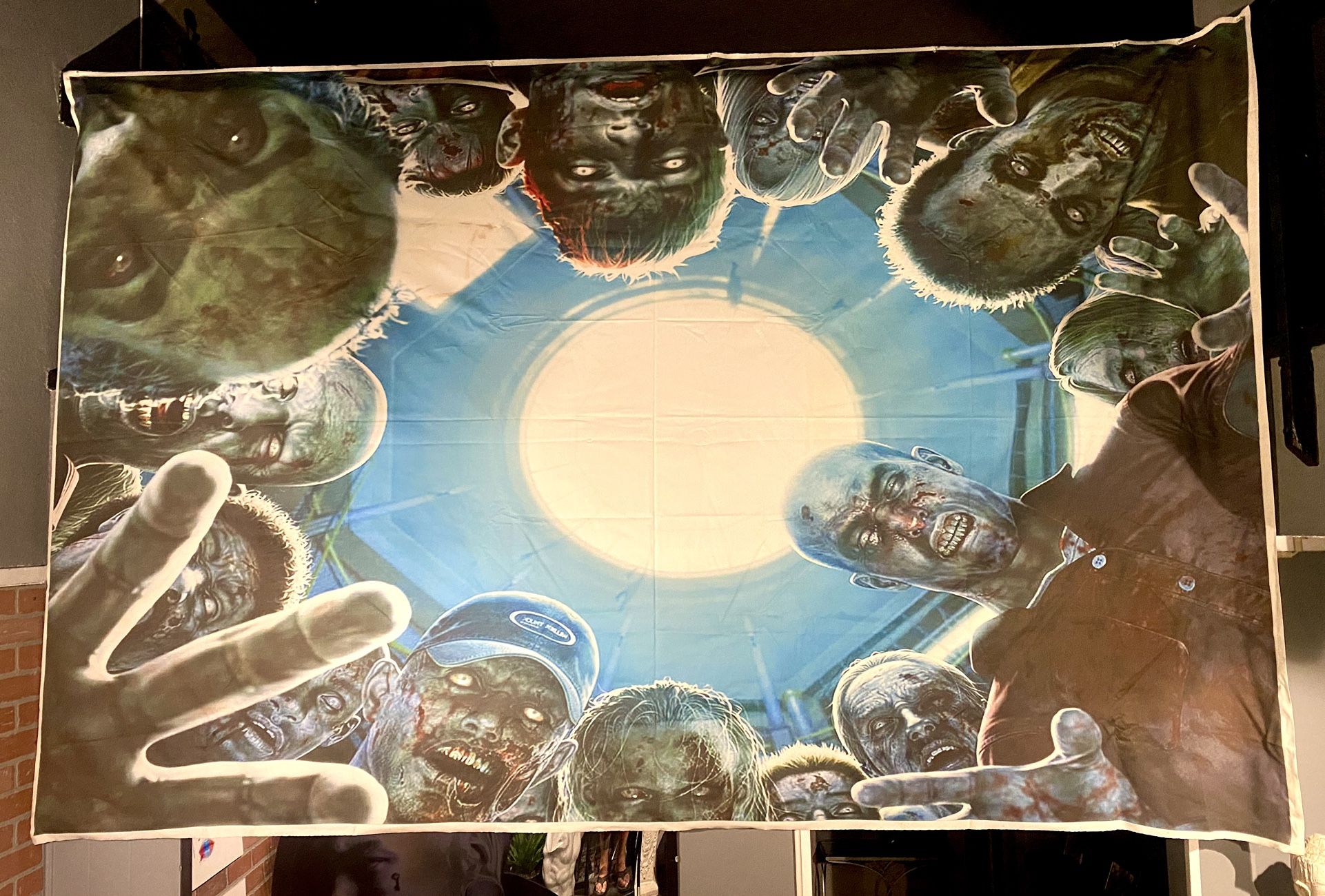 Halloween Zombies Backdrop