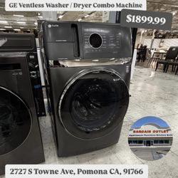 GE Electric Ventless Washer And Dryer Combo Machine 