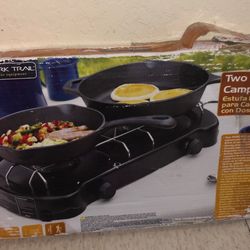 Two burner camp stove