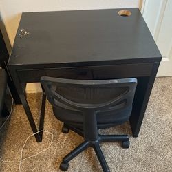 Desk And Nightstand Bundle