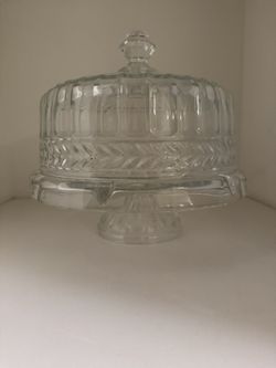 Crystal Cake, Pie Or Veggie & Dip