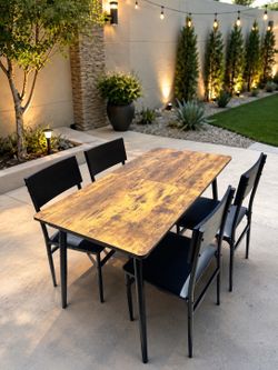 Table and chairs