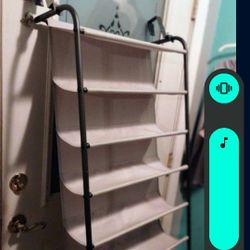 33 Shoe..Shoe Rack Fits On Back Of Door..Good Condition!..Organazation