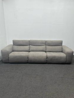 Comfortable Living Spaces 3-piece power recliner sofa. Delivery and setup included.