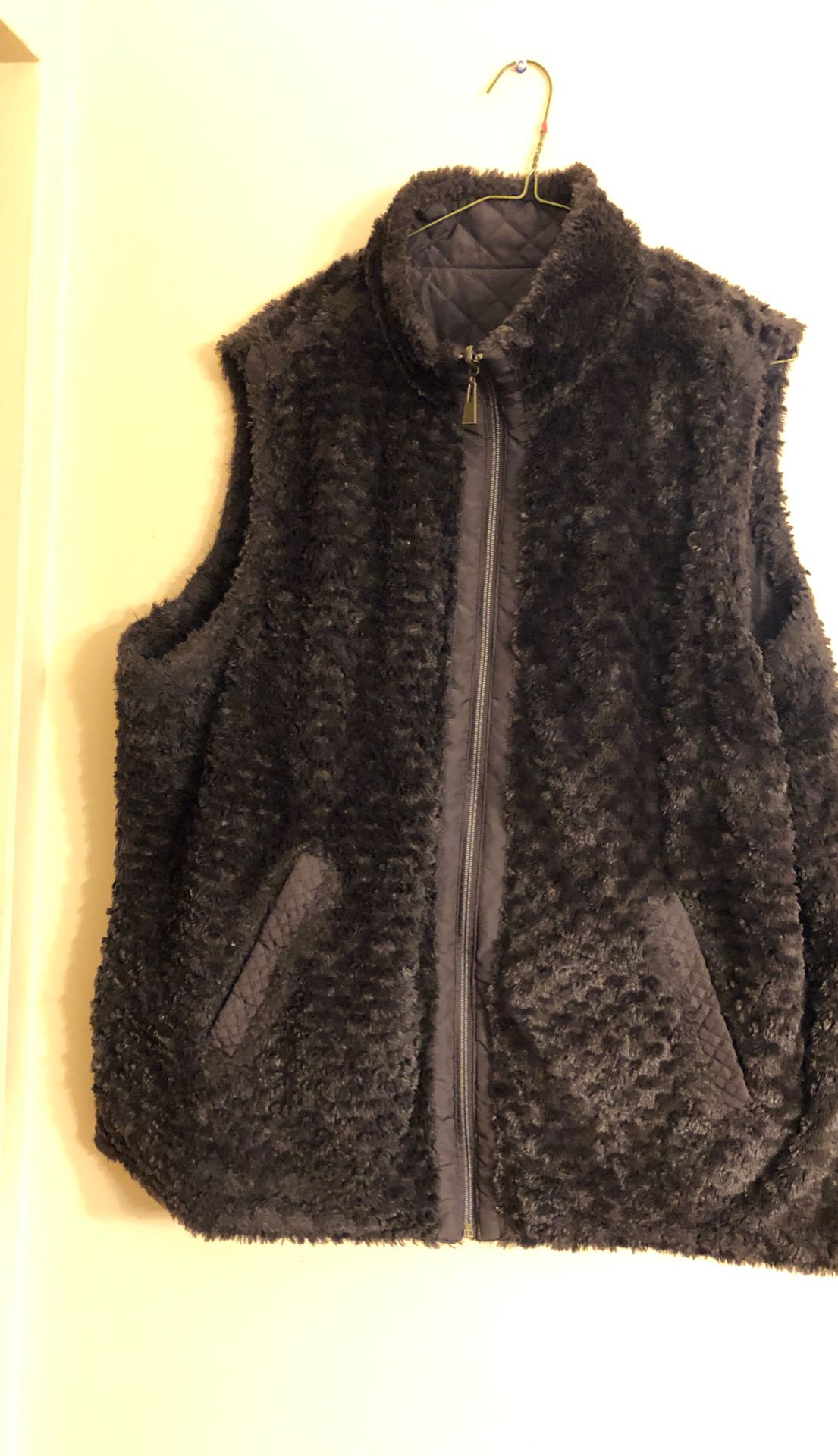 Reversable Ladies Fur Vest 2XL