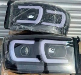 06-08 Dodge Ram LED DRL Projector Headlights Luces Calaveras Micas Faros Focos Faroles Headlamps