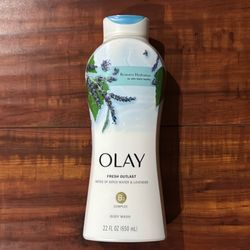Olay Fresh Outlast B3 Complex Body Wash: Notes Of Birch Water And Lavender 22 oz