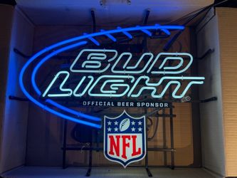 Bud Light NFL Draft Neon Sign 24”