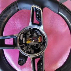 Porsche Carbon Fiber Steering Wheel 