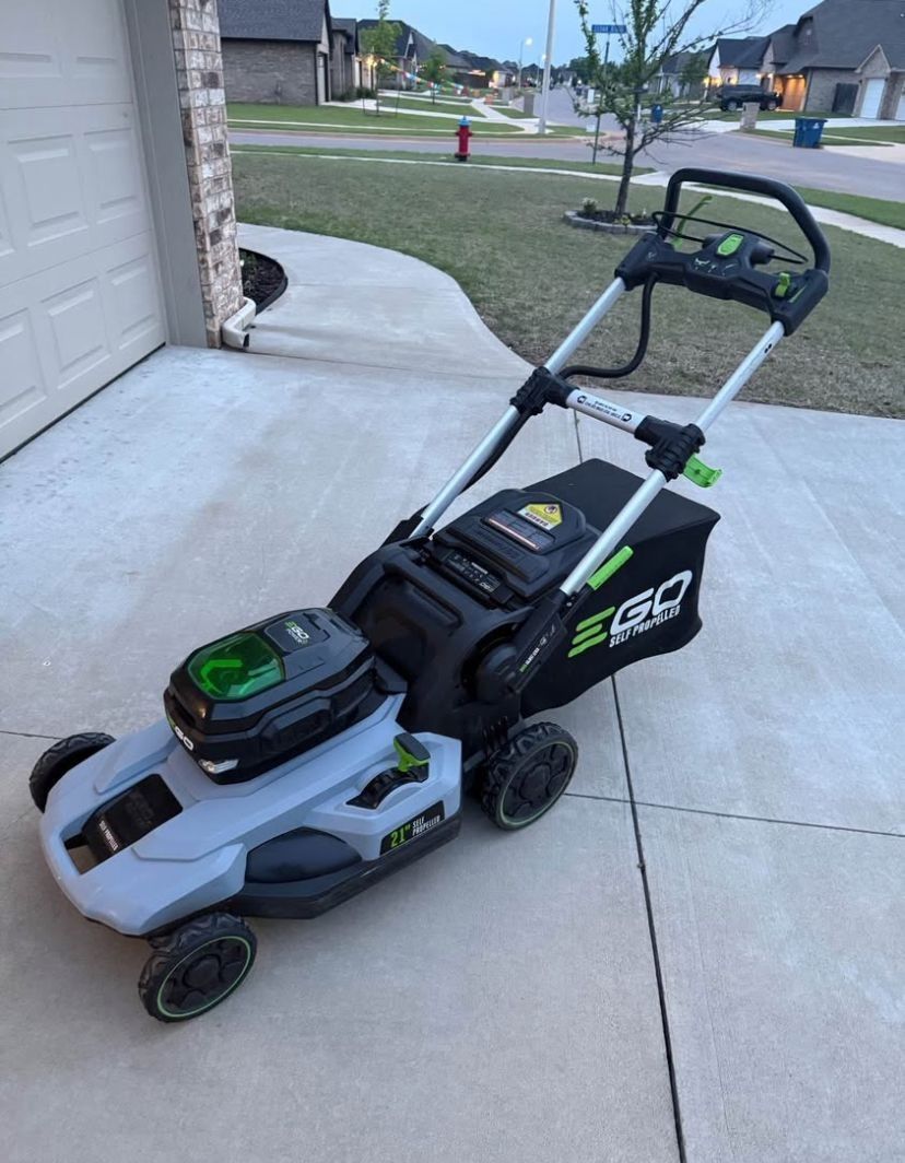EGO Electric Mower With 56V Battery & Headlights