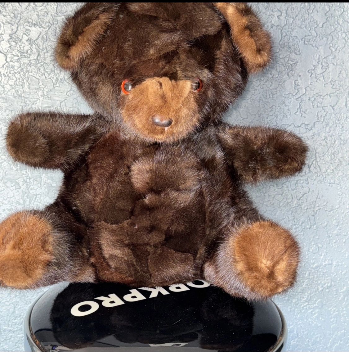 Official Rare Bear - Natural Mink Teddy Bear born 1982