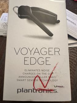 Plantronics Voyager Edge NFC Bluetooth Headset - Black