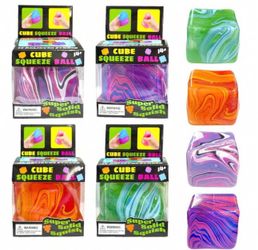 Cube squeeze ball