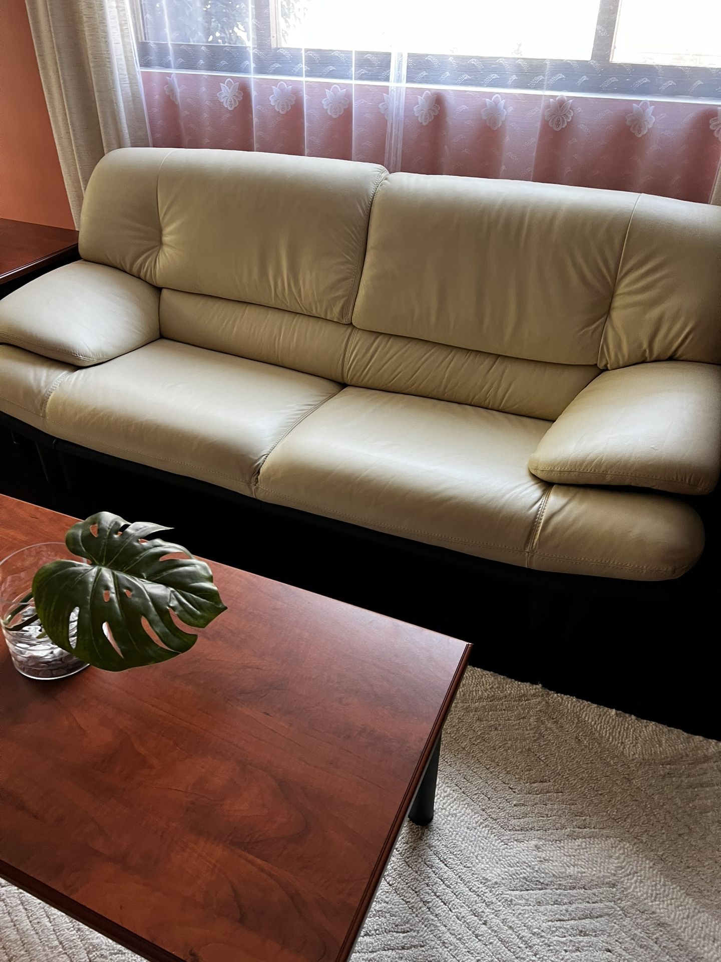 Genuine Italian Leather Sofa
