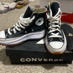 High Platform Converse Size 7.5W, 8 In Men