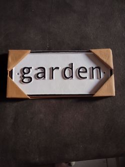 Garden Wall Sign