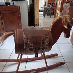 Antique Rocking Horse, 125