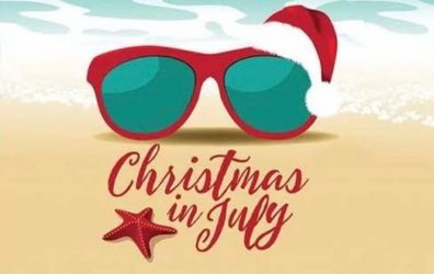 Christmas in July yard sale