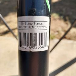 PAIR SPEAKER ON STAGE STANDS GOOD CONDITION 