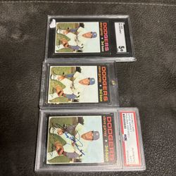 Steve Garvey Rc Lot Auto Graded And Raw