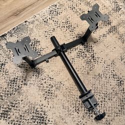 Dual Monitor Mount Adjustable Desk Arm (VESA Compatible)