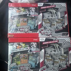 Scarlet & Violet: Black Bolt + White Flare Binder + Poster Collection x 3