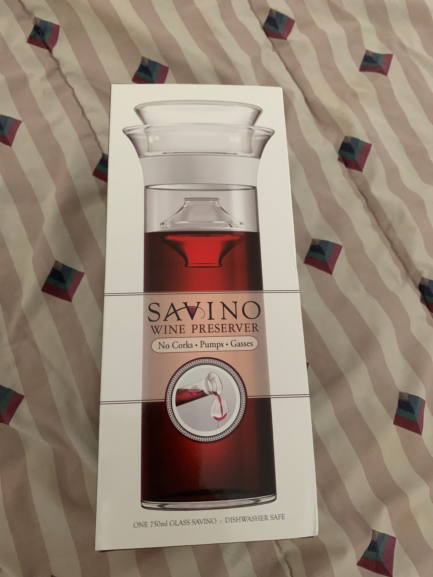 Mother’s Day Savino Wine Saving Carafe | Glass