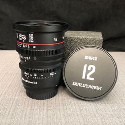 Meike 12mm T2.5 Super35 Prime Cine Lens (Canon EF)