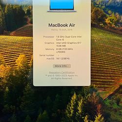 Mint MacBook Air 2018 i5 256GB 8GB