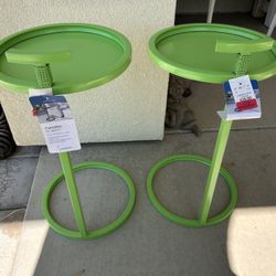 Two Matching End Tables. 