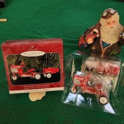 Hallmark Keepsake Ornament 1955 TRACTOR and  TRAILER 