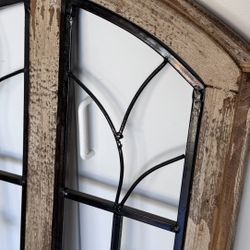 Window Wall - Wooden Arched Frame 
