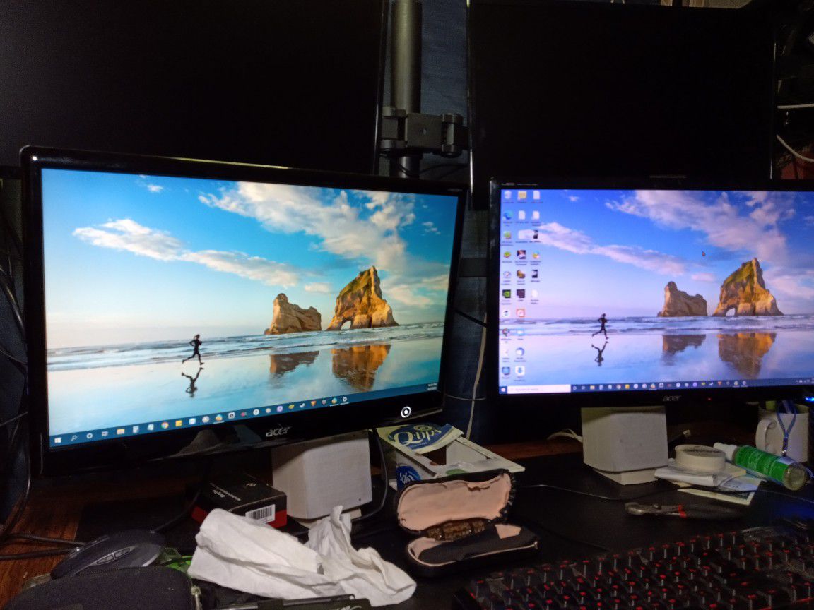 Two monitors sold separately or together