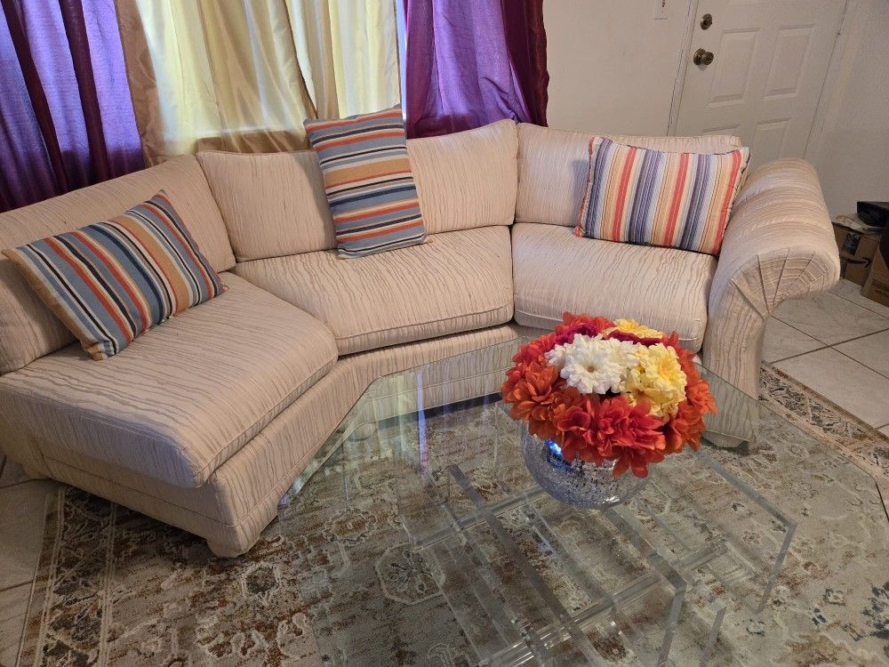 2pcs Sofa Bet Sed & Coffee Table
