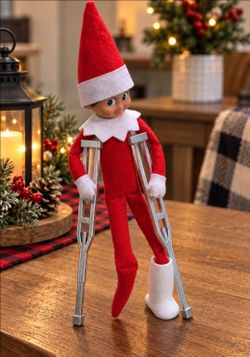 Elf on the Shelf Crutches & Cast Accessory Set
(Elf NOT included)